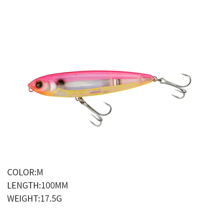 1 Pcs 100mm 17.5g 3D Inshore TopKnock Pencil Topwater Walker Pencil Fishing Lures Floating Pesca Artificial Peche Saltwater 9071