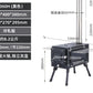 Camping Heating Stove Portable Tent Firewood Stove Glass Window Charcoal Burner
