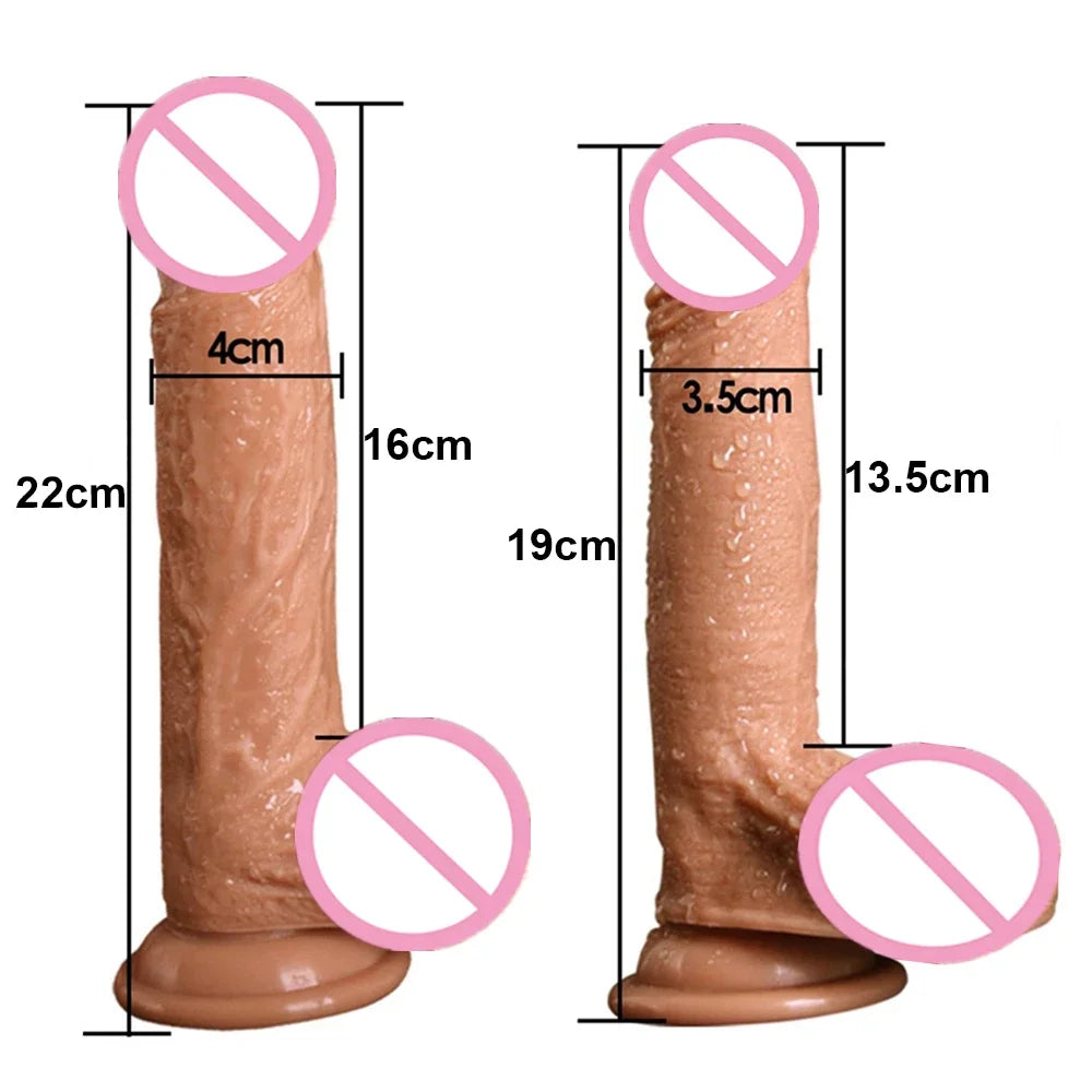 GaGu Adult Sex Toys 7/8 Inch Huge Realistic Dildo Big Silicone Penis Dong With Suction Cup For Women Masturbation Male Dick Shop