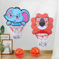 Kids Basketball Hoop Toys for Boys Girls 2+ Years Hanging Throw Dart Board Slingshot Ball Outdoor Games Sports Toys for Children