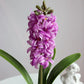 Artificial Hyacinth Violet Flower Branch Fleurs For Autumn Romantic Wedding Party Festival Home Decoration Fake Flowers Wreath