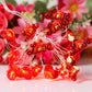 2M 20LED Love Heart String Lights Valentines Day Romantic Decoration Fairy Lights Garland For Wedding Home Decor Valentines Gift