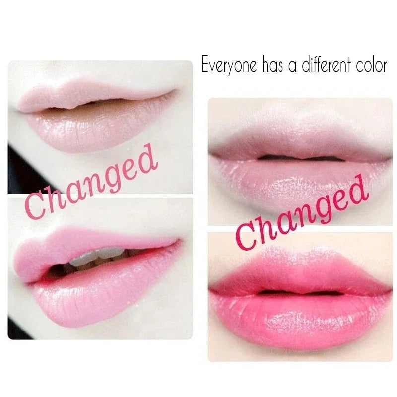 Crystal Jelly Flower Lipstick Temperature Color Changing Lip Balm Makeup Moisturizing Long Lasting Magic Lipsticks