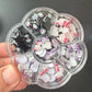 120PCS/70PCS Kawaii Sanrio Mini Nail Art Accessories Stickers HelloKitty DIY Phone Case Hairpin Nail Decoration Charms Craft Y2K
