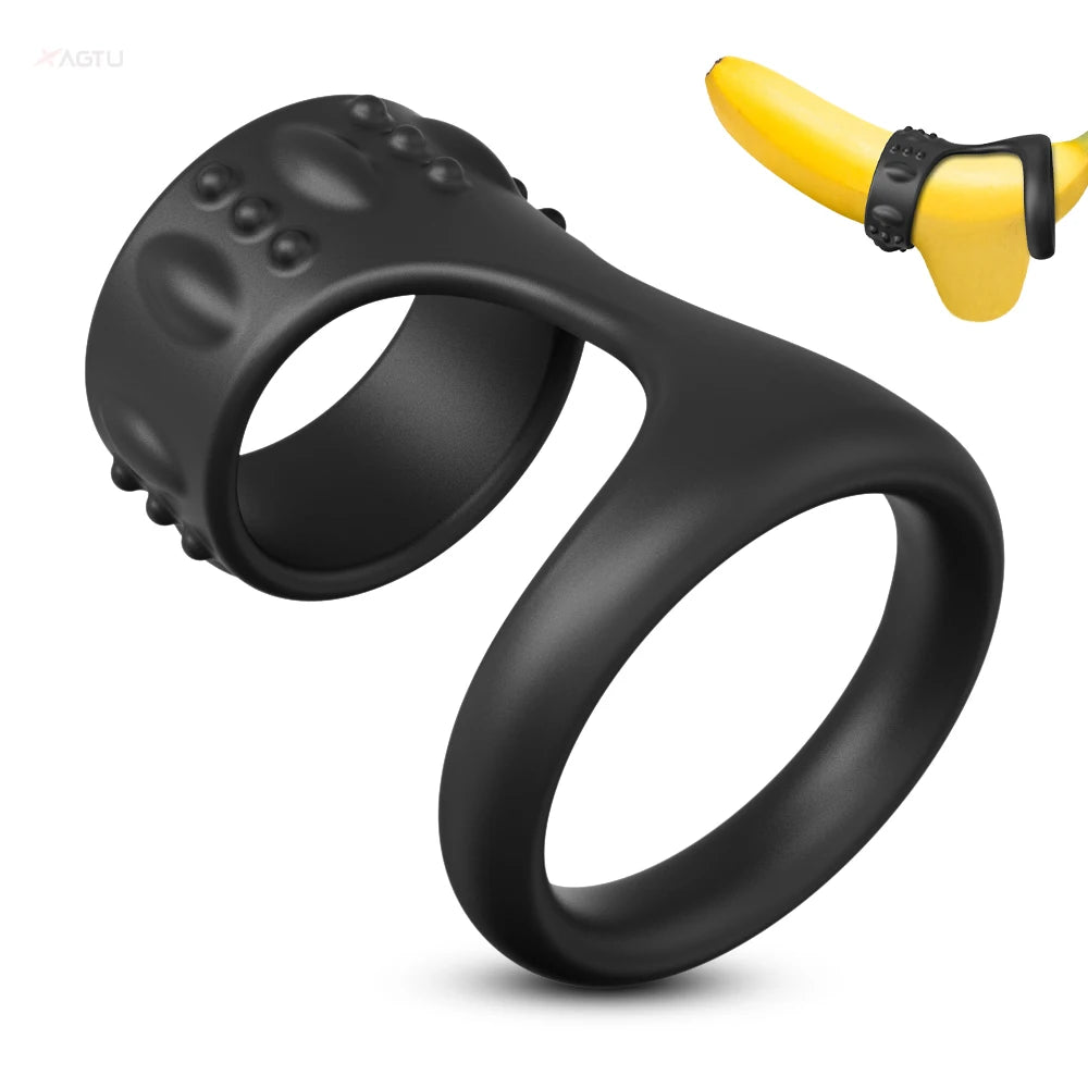 Male Cock Ring Silicone Penis Ring for Men Ejaculation Delay Semen Lock Ring Adult Supplies Male Masturbation Goods Sex Shop