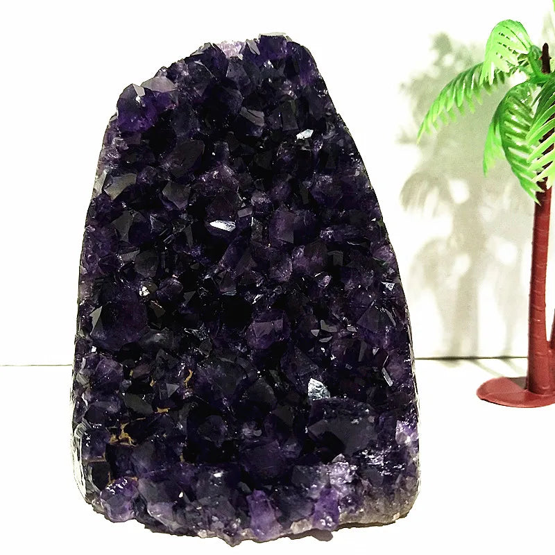 High Quality Uruguay Amethyst Stone Geode Quartz Crystal Cluster Home Room decoration display amethyste pierre naturelle Healing