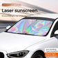 Car Sunshade Front Curtain Laser Sunshade Protector Interior UV Protection Windshield Folding Parasol Auto Parts