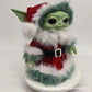 Christmas Baby Yoda Toy Grinch Doll Ornaments Clothing Green Hair Monster Doll Decoration Props Yoda Collection Christmas Gifts.