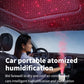 ‌280ML Portable Rotating Humidifier & Car Diffuser USB, 7-Color Projection Night Light, Ambient Mood Lighting for Office Travel‌