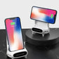 15W Wireless Review Phone Stand Support Mount Desktop Charger Stand Induction Fast Charge for iPhone Phone Holder