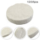 1/2/3/5pc Ceramic Wool Sponge Cotton Round 8.6x1.2cm Firplace Firebox Safety Bio Fire Heating Cooling Air Fireplaces Stove