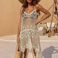 Fitshinling Bohemian Hollow Out Pareo Beach Outfits Swimwear For Women 2024 New In Lace Summer Dress Holiday Beachwear Sundress