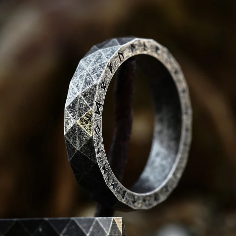 Beier 316L Stainless Steel Fashion Style MEN Women Fashion Odin Norse Viking Totem Amulet Rune Words Rings Jewelry LR-R143