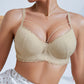 Women's Sexy Lace Bra, Underwire Push-Up Support, Anti-Sagging and Beautiful Breasts, Suitable for Dating, Comfortable Daily Bra