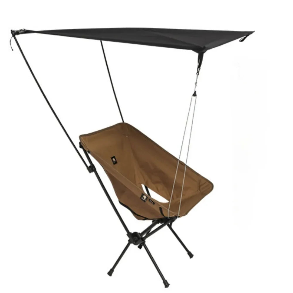 Camping Chair Sunshade Portable Outdoor Folding Waterproof Leisure Chairs Awning Sunshade Nature Hike Fishing Accessories