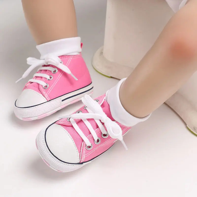 10 color Classic New Canvas Baby Sports Sneakers Infant Toddler Soft Anti-slip Baby Shoes Newborn Boys Girls First Walkers Shoes