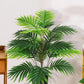 1pc 24Leaves Artificial Palm Plants Leaves Faux Turtle Leaf Fake Monstera Tropical Large Palm Tree Leaves Outdoor Imitation Leaf