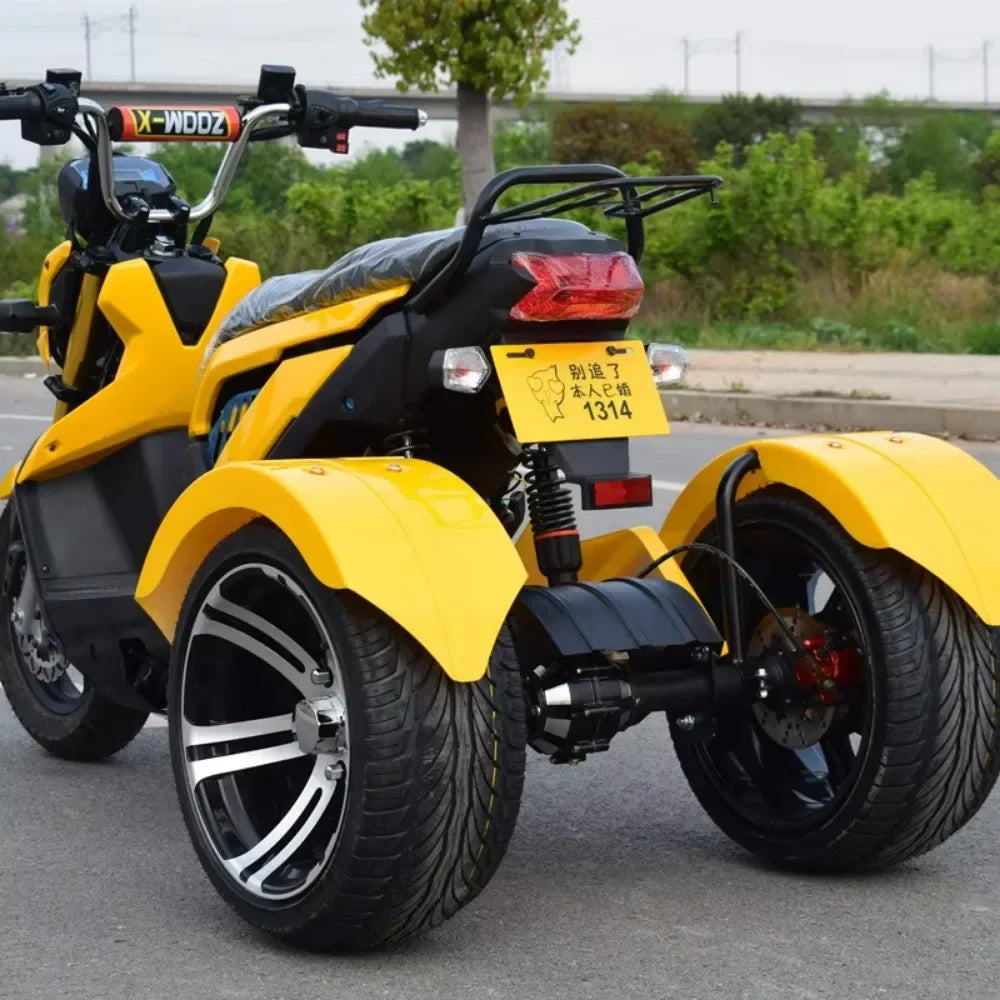 1000W Fashionable Removable Battery High Quality Powerful Three-wheel 3-wheel Electric Tricycle Scooter Tricycle