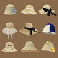 Korean handmade straw hat for women,Japanese small fresh sunshade hat for spring and summer outings,sunscreen hat