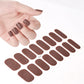 14pc Transparent Semi Cured Gel Nail Strips Nail Strengthening Gel Slider Long-Lasting Clear Crystal Gel Waterproof UV Stickers