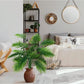1pc 24Leaves Artificial Palm Plants Leaves Faux Turtle Leaf Fake Monstera Tropical Large Palm Tree Leaves Outdoor Imitation Leaf