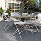 Hercules Series Plastic Folding Chairs for Parties and Weddings, Stackable Commercial Event Seats with 650-lb.