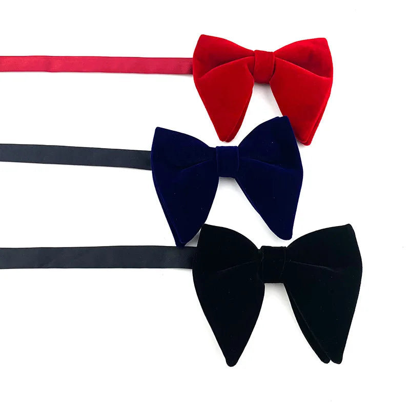 Good Quality Velvet Bow Tie For Men Gentleman Dinner Bow Fashion Bowtie Tuxedo Beautiful Bowtie Noeud Papillon Homme