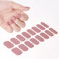 14pc Transparent Semi Cured Gel Nail Strips Nail Strengthening Gel Slider Long-Lasting Clear Crystal Gel Waterproof UV Stickers