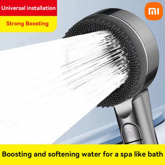 Xiaomi Shower Head 4 Modes High Pressure Showerhead One-key Stop Water Massage Shower Head With Filter Element Shower Head 2025