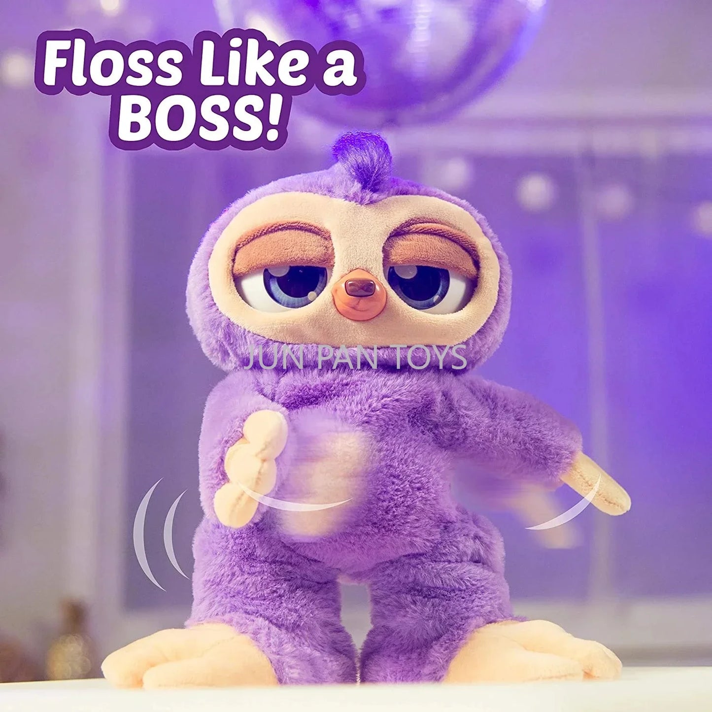 ZURU Pets Alive Paw Paw The Walking Puppy Fifi The Flossing Sloth Electronic Interactive Plush Dancing Robot Kid Toy Animal Doll