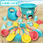 23PCS Summer Beach Set Toys For Kids Digging Sand Plastic Bucket Watering Bottle Shovels Children Beach Water Game Toys Tools