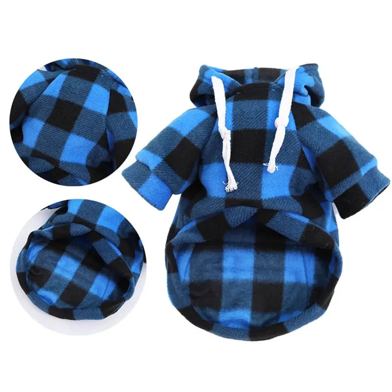 Winter Warm Pet Dog Clothes Coat with Pocket Big Doggy Hoodie for Small Medium Dogs Large Chihuahua Pomeranian Jackets Costume