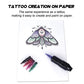 10/5pcs Ballpoint Cartridge Tattoo Needles Tattoo Practice Needle for Beginner Designer Drawing Practice for Tattoo Pen Machine