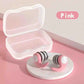 1 Pair of Soft Silicone Earplugs with Noise Cancellation, Waterproof, Comfortable To Wear, Suitable for Sleeping and Swimming