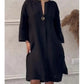 Y2k Long Sleeve Linen Maxi Dress Women Summer2024 Summer Casual Solid Color Party Loose Long Dresses Elegant Vestidos