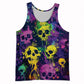 Trend Skull Pattern Tank Top For Men Fashion Summer Sleeveless Abstract 3D Printed Vest Cool Streetwear Hip Hop Undershirts Tank