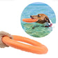 Floating Water Dog Toys Pet Flying Disk Training Ring Interactive Toy Puller Resistant Aggressive Chewing for Small Medium Dogs