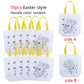 5/10pcs Festival Gift Bags Non Woven Fabric Christmas Halloween Easter Double Sided Graffiti Party Festival Tote Bag TMZ