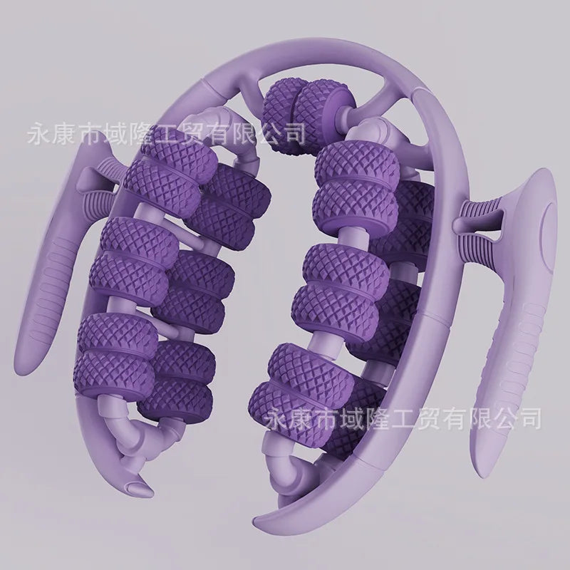 Newest 26 Wheel Annular Leg Clamp Massager Anti-Cellulite Massager Body Slimming Roller Massage for Body Massager Relax