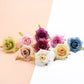 10Pcs 6CM Silk Roses Head Decorative Wedding Home Decoration Accessories Diy Christmas Wreath Fake Plants Artificial Flowers