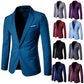 Casual Men's Suit Coat Small Blazers Single Suit