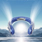 Xiaomi 8000mAh USB Hanging Neck Fan Portable Bladeless Mini Rechargeable Mute LED Digital Display Electric Air Cooler Handheld