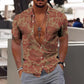 2023 Summer Animal Crane Men's Hawaiian Shirt 3d Plant Floral Print Plus Size Beach Flower