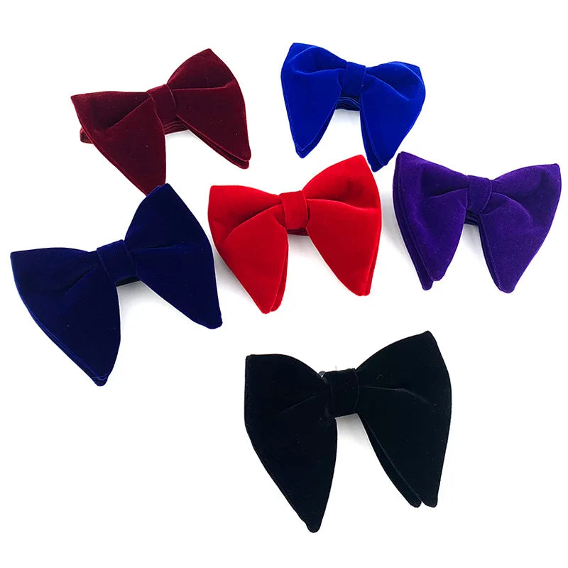 Good Quality Velvet Bow Tie For Men Gentleman Dinner Bow Fashion Bowtie Tuxedo Beautiful Bowtie Noeud Papillon Homme