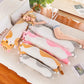 2024 New 50cm Cute Soft Long Cat Boyfriend Plush Toys Stuffed Pause Office Nap Sleep Pillow Cushion Gift Doll Toy for Boys Girls