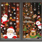 2022 Navidad Decor 1set Christmas Window Sticker Pattern Xmas Noel Gifts Christmas Decorations for Home Ornaments New Year 2023