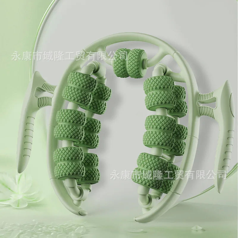 Newest 26 Wheel Annular Leg Clamp Massager Anti-Cellulite Massager Body Slimming Roller Massage for Body Massager Relax