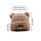 Korean Cute Little Bear Ears Plush Cap Women Autumn Winter Warm Ear Protection Hat All-match Casual Knitting Ski Beans Bonnet