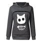 Women Hoodies Sweatshirt Winter Animal Pouch Hood Pullover Blouse Tops Lady Carry Cat Breathable Oversized Sweatshirts