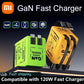 XIAOMI GaN Charger Compatible with 120W Fast Charger Retractable Type-C ligting Cable Portable Adapter For iPhone iPad Samsung